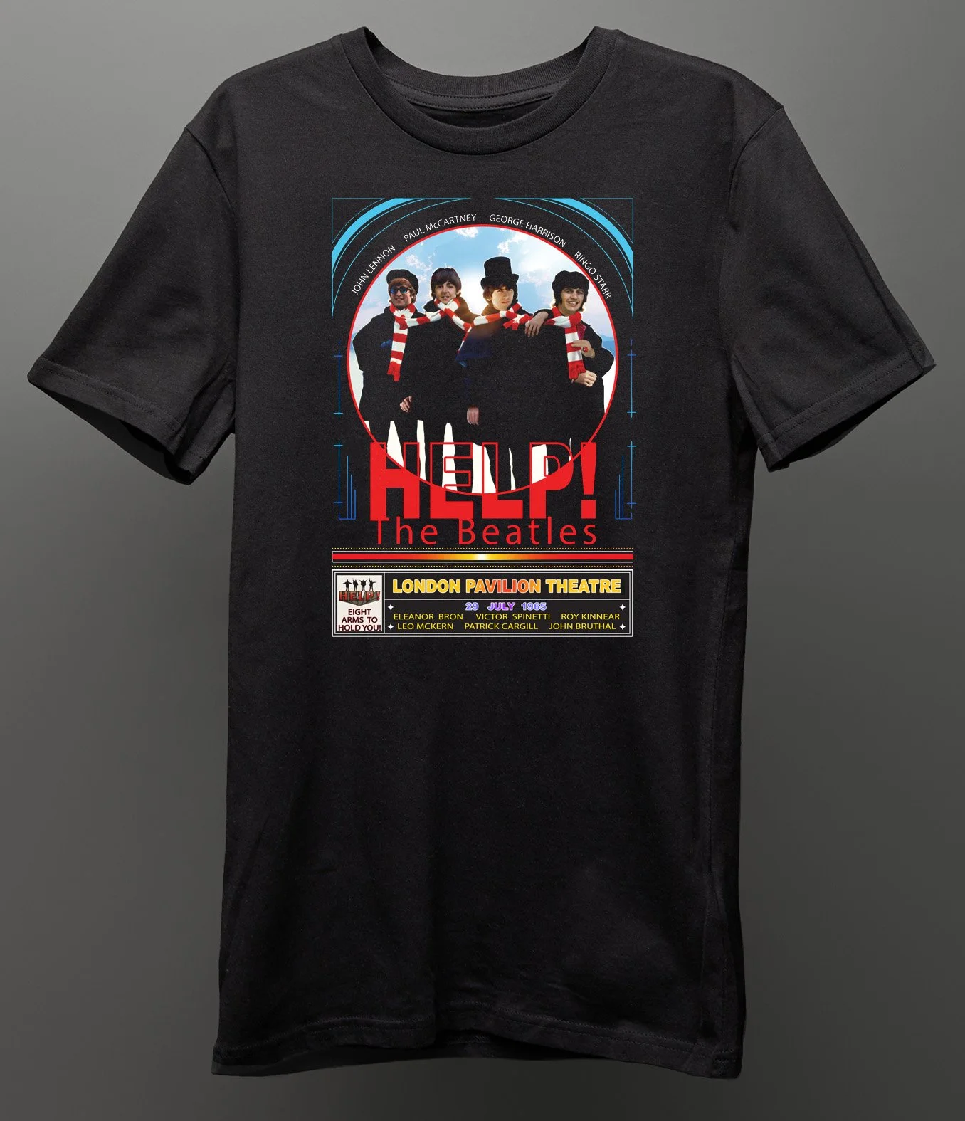 Kaleidoscope Paul McCartney All Over Shirt Red — SHANNON